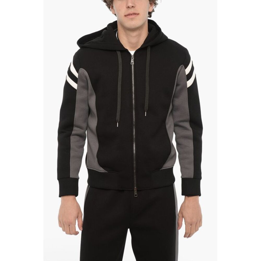 Neoprene Slim Fit Sweatshirt MODERNIST with Zip Closure